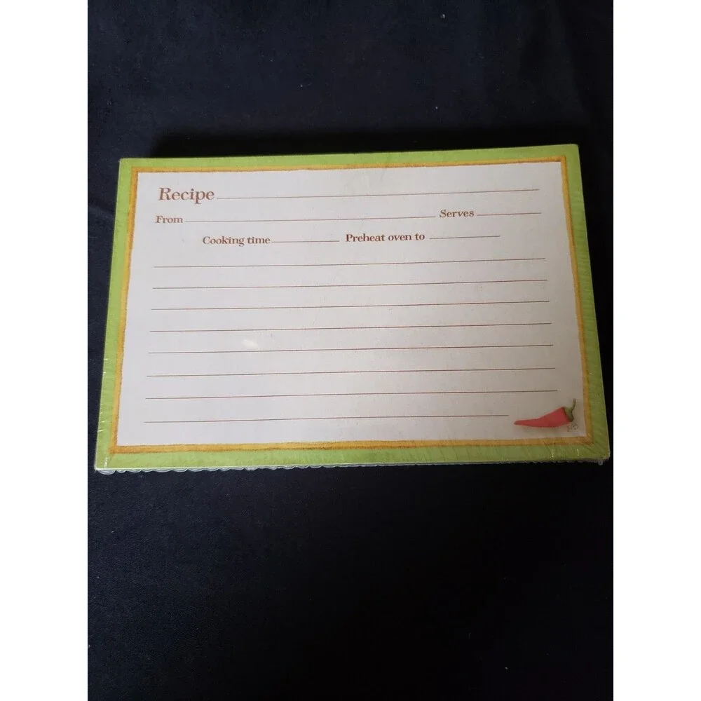 Hallmark Recipes Marjolein Bastin Recipe 4X6 Inch Vintage Recipe Cards NOS